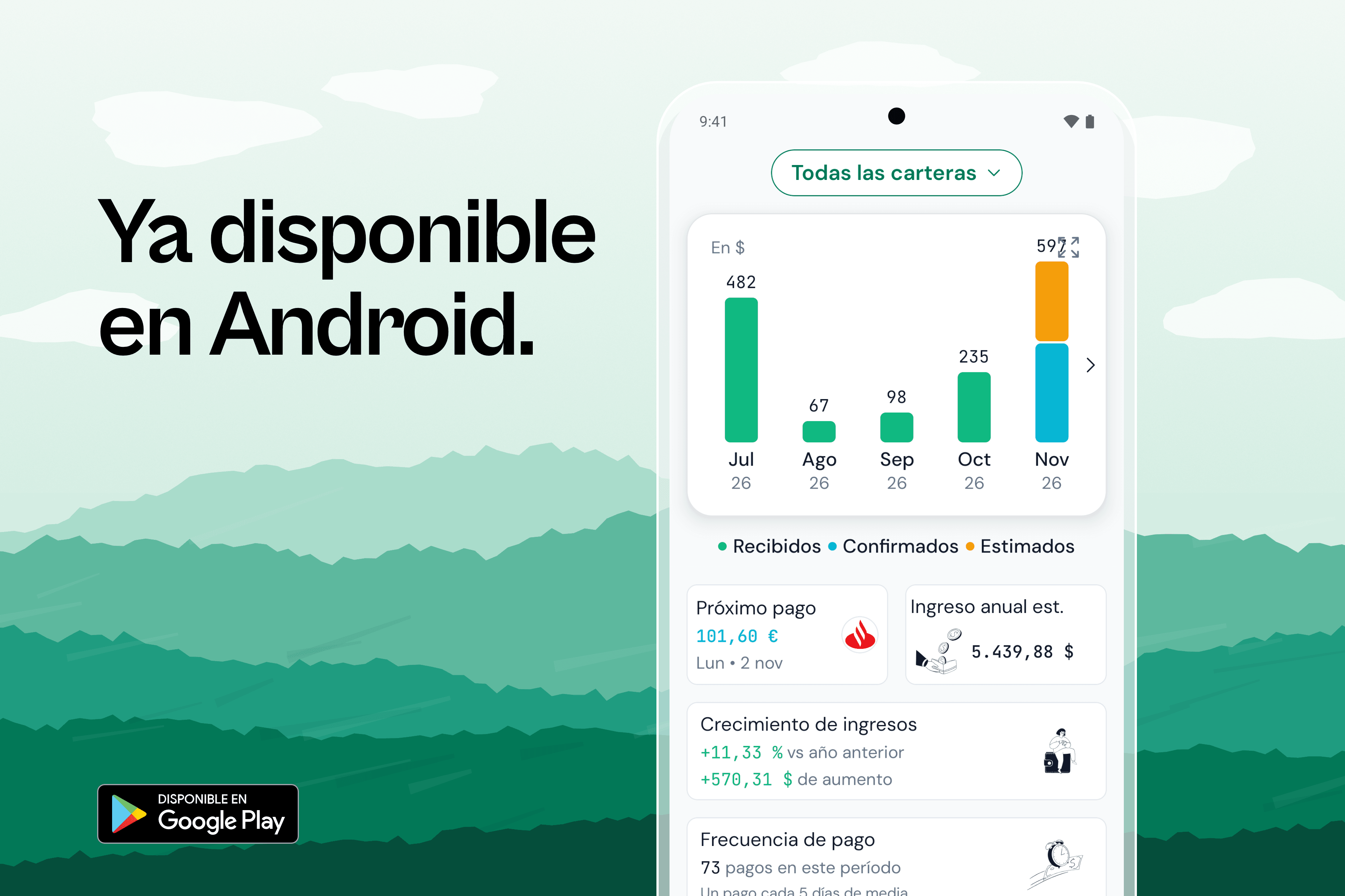 OnlyDividends llega a Android